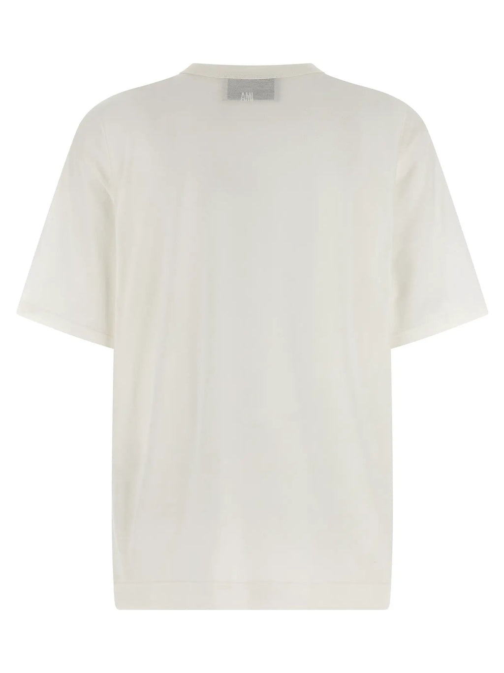 Ami Paris White Cotton T-Shirt