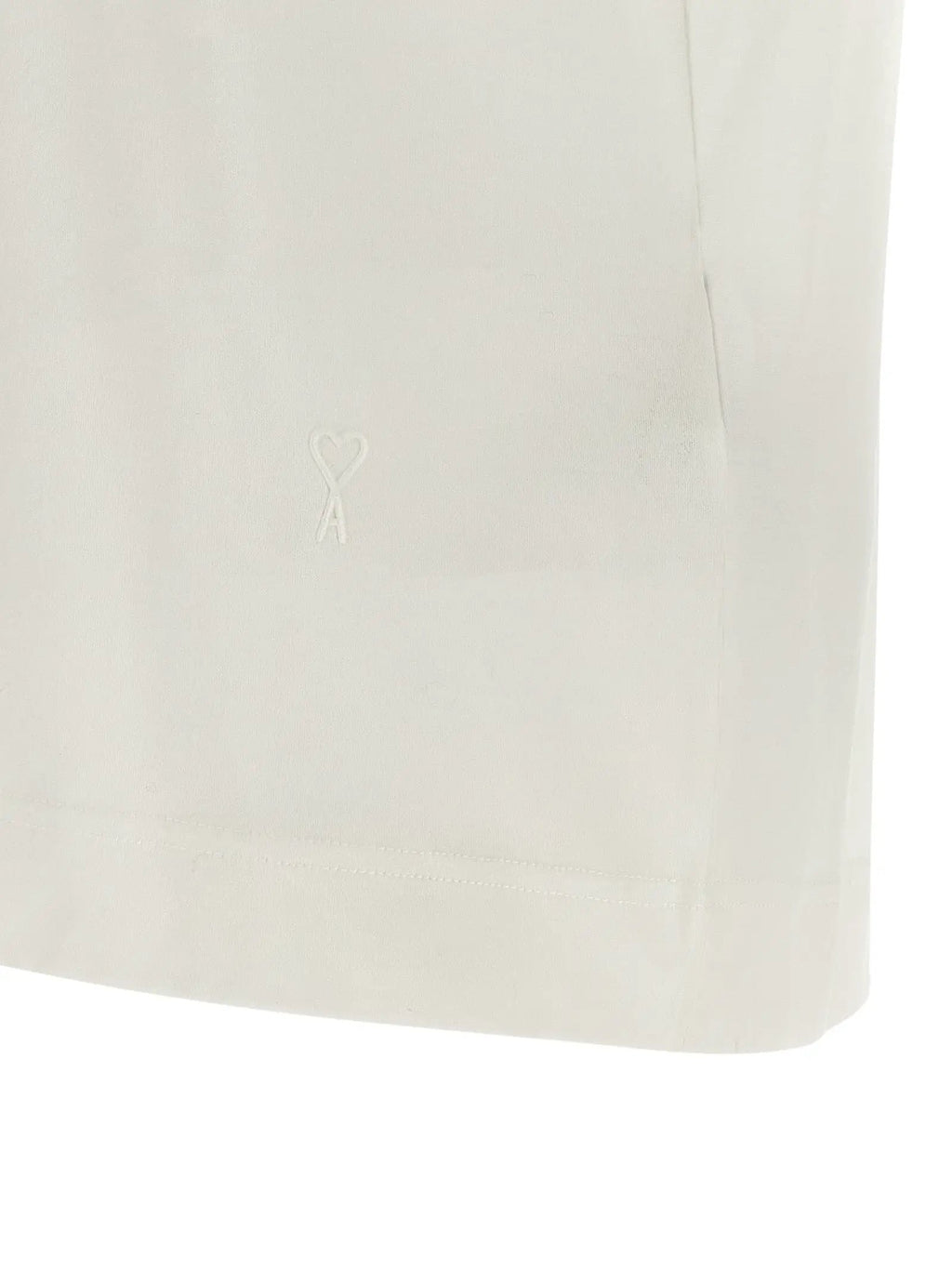 Ami Paris White Cotton T-Shirt