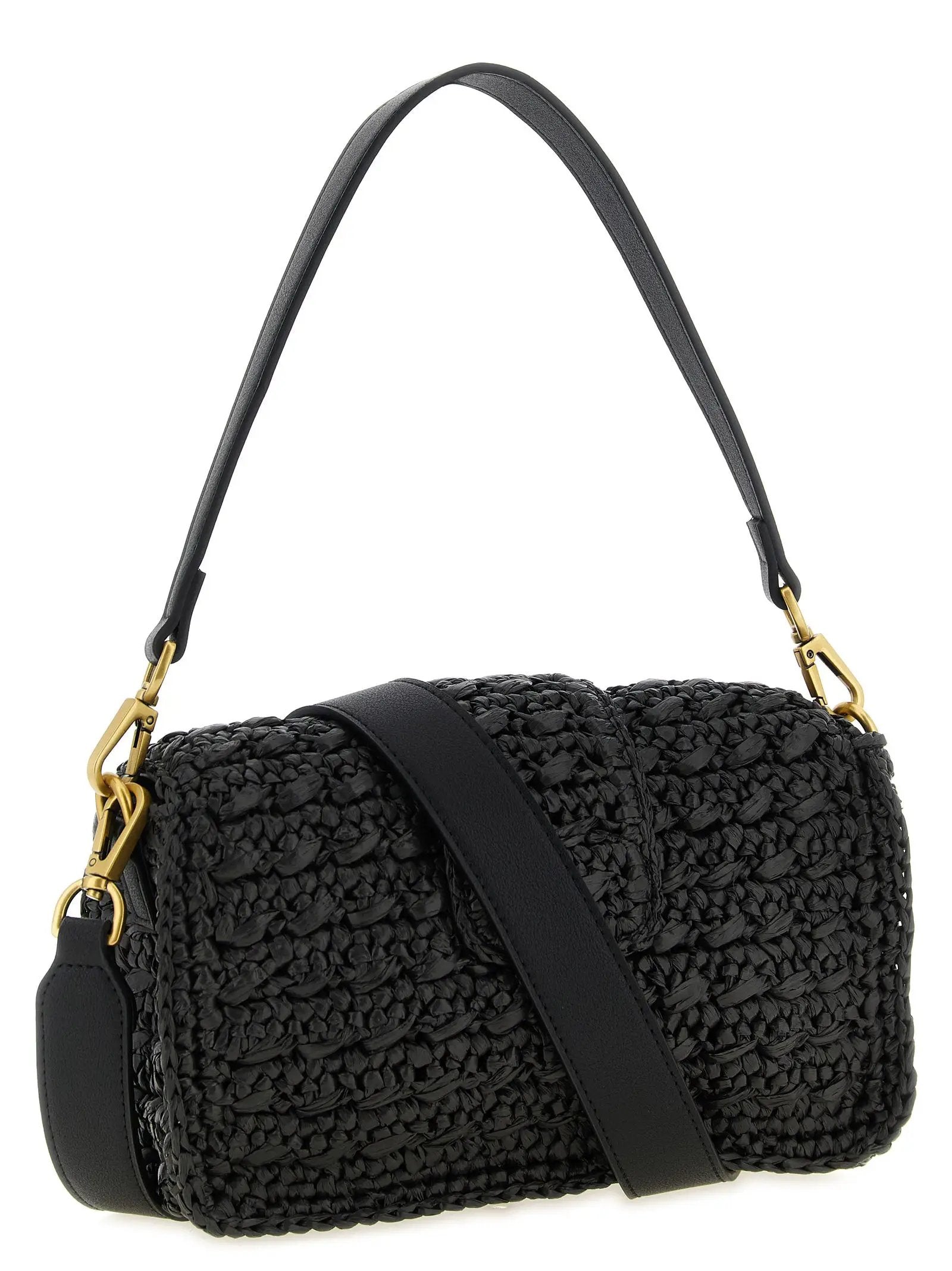 Twinset Black Polypropylene Crossbody Bag