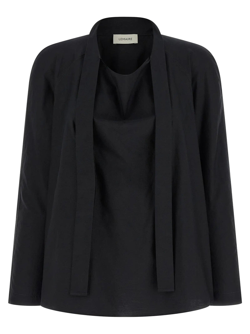 Lemaire Black Cotton Blouse