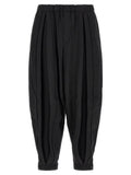 Comme Des Garçons Black Polyester Casual Pants
