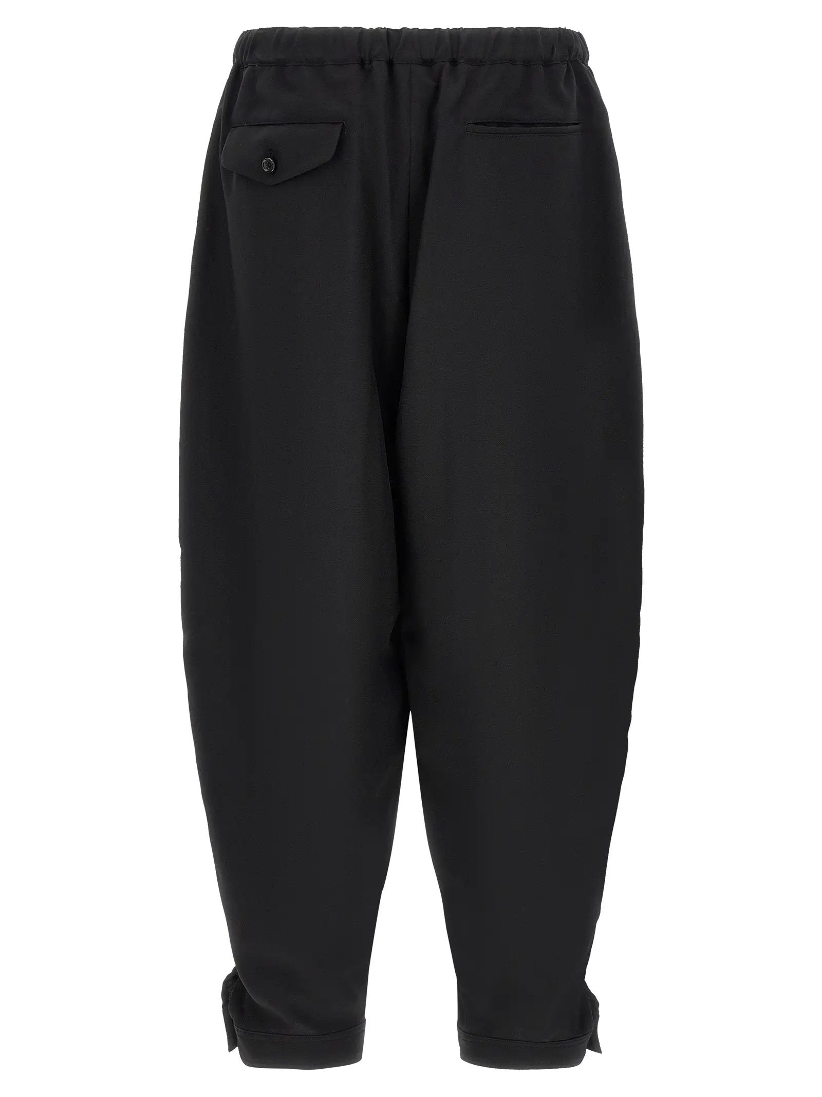 Comme Des Garçons Black Polyester Casual Pants