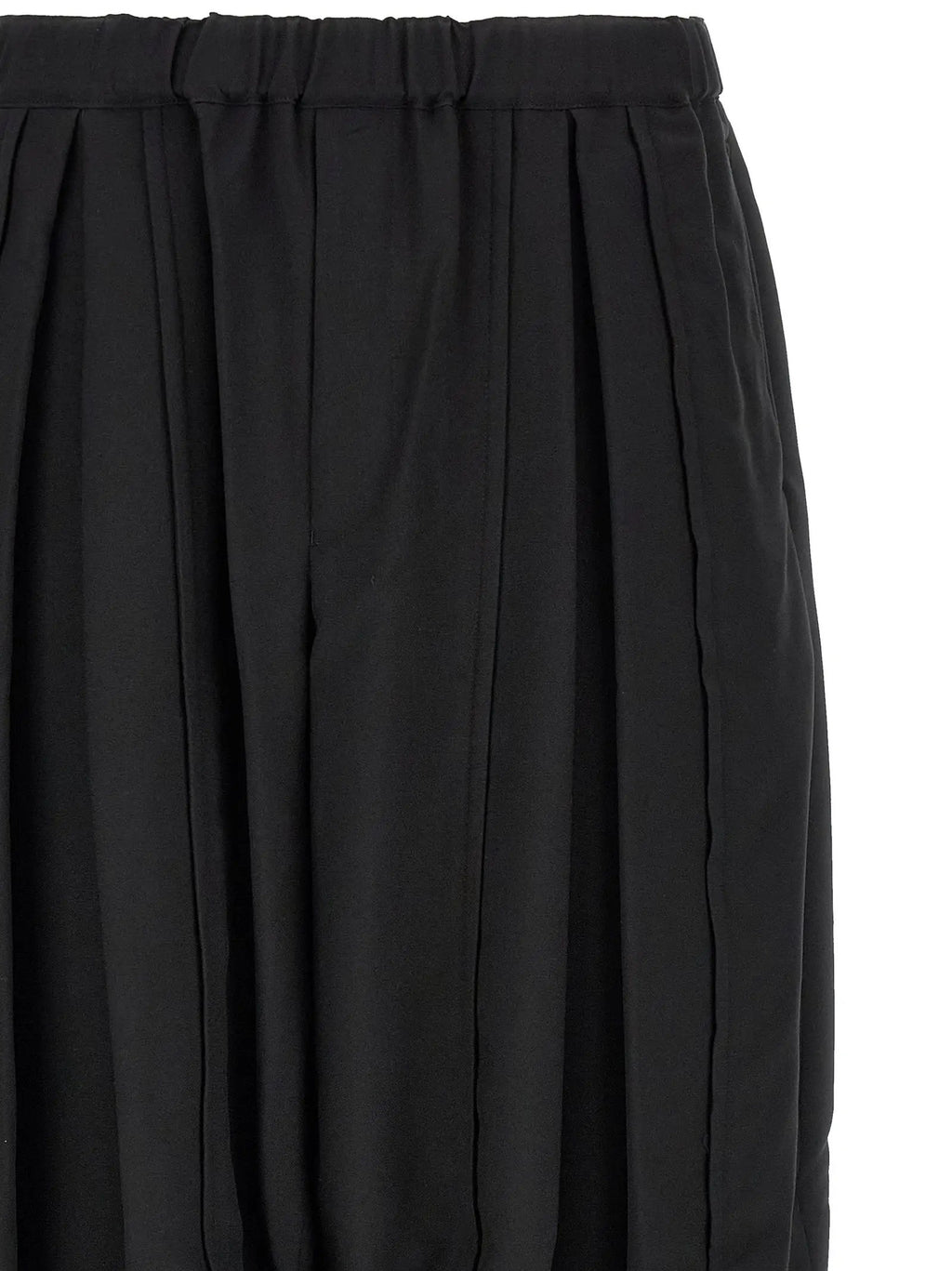 Comme Des Garçons Black Polyester Casual Pants