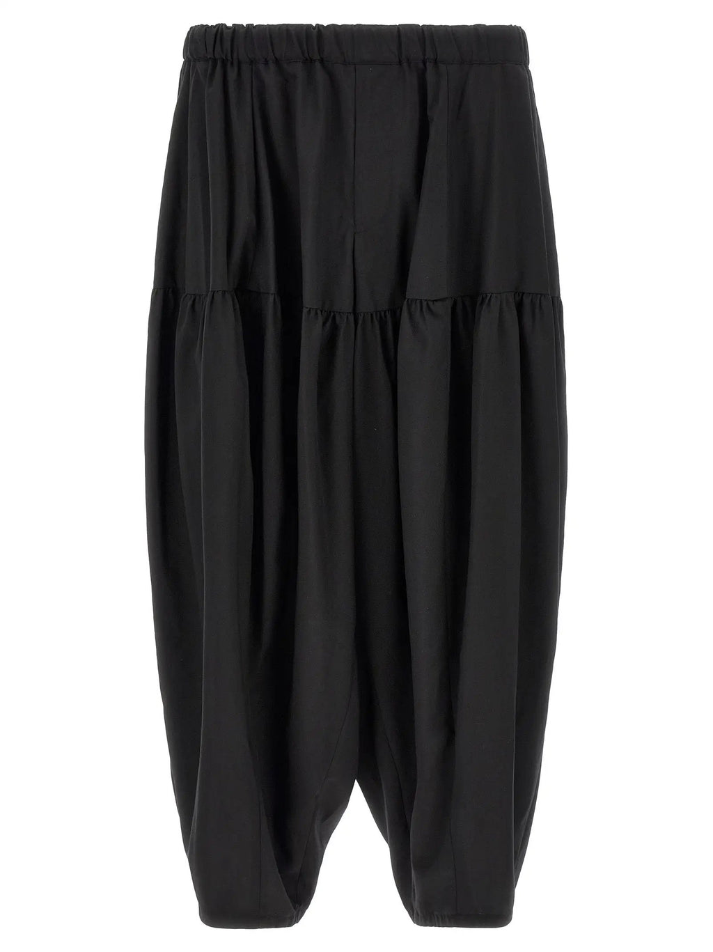 Comme Des Garçons Black Polyester Casual Pants