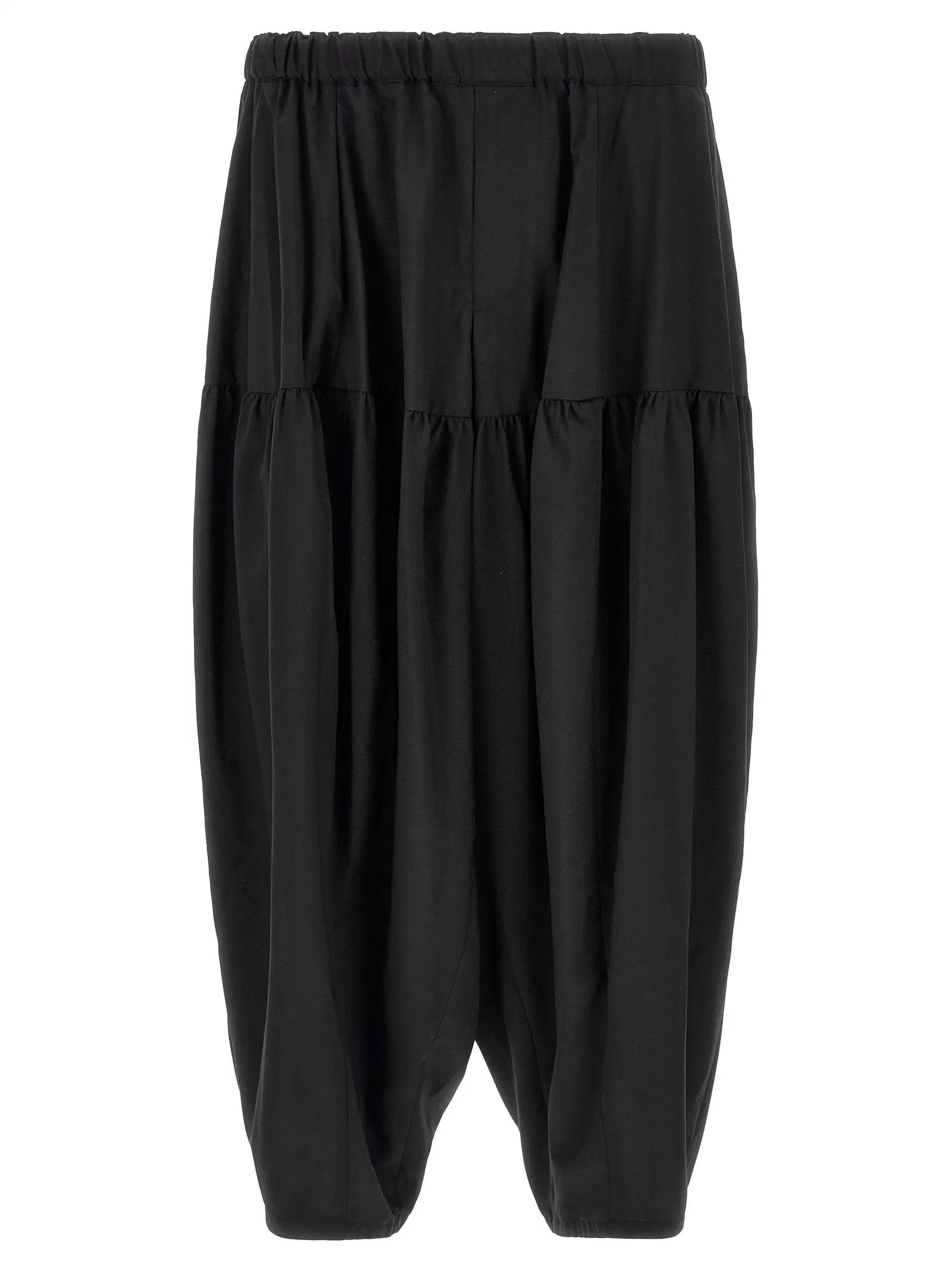 Comme Des Garçons Black Polyester Casual Pants