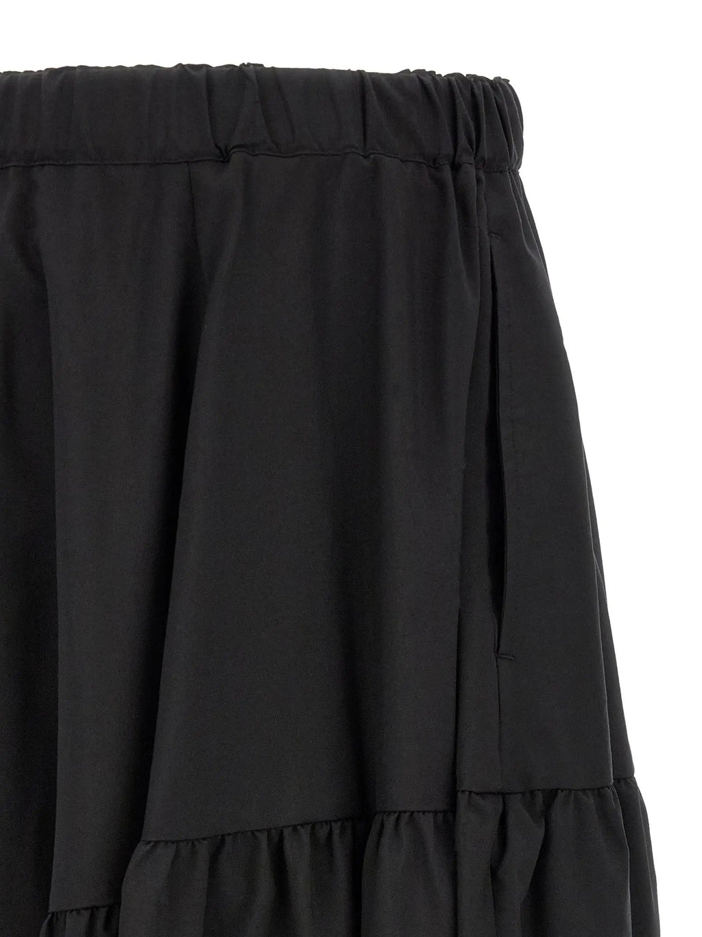 Comme Des Garçons Black Polyester Casual Pants