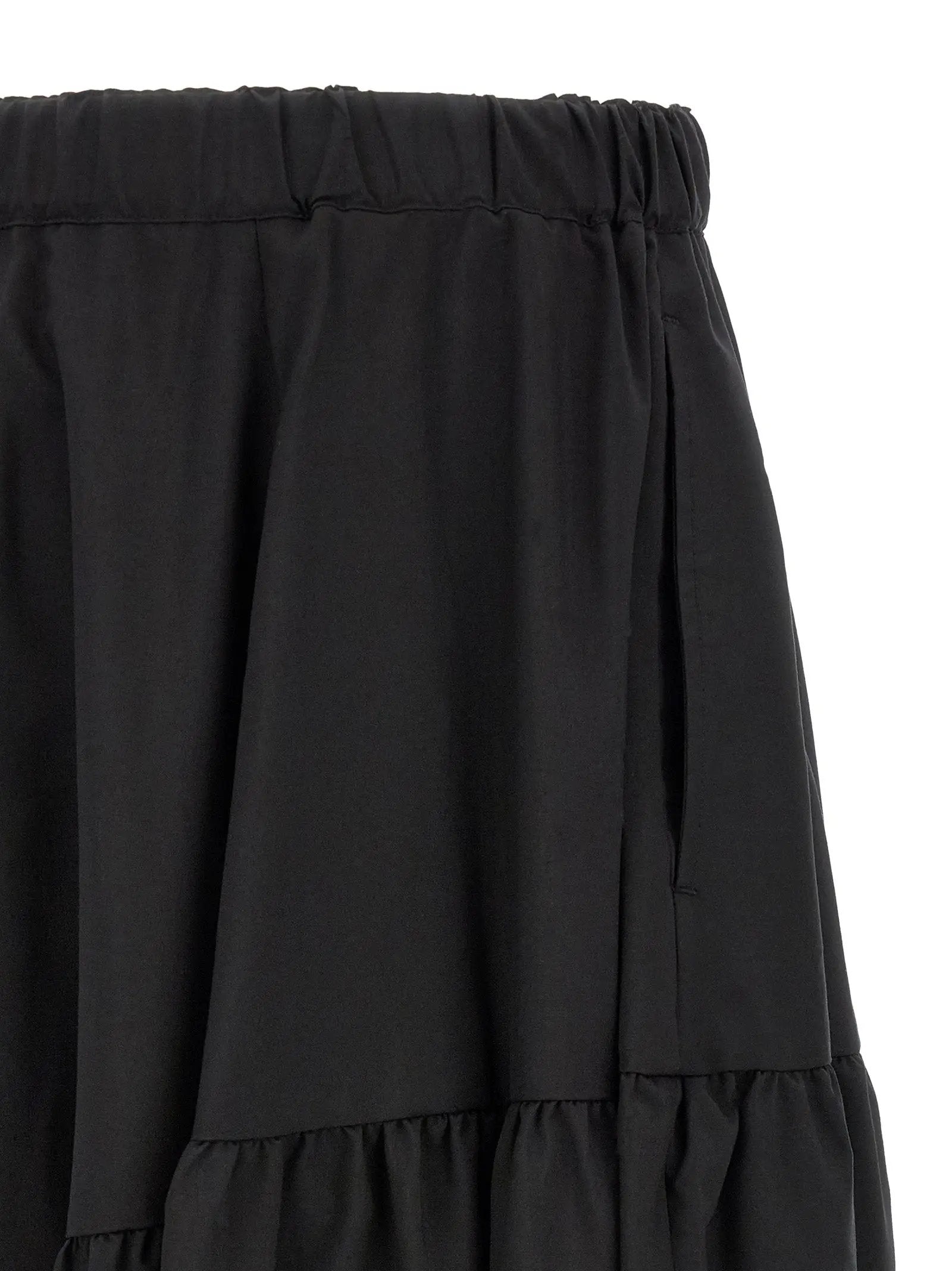 Comme Des Garçons Black Polyester Casual Pants