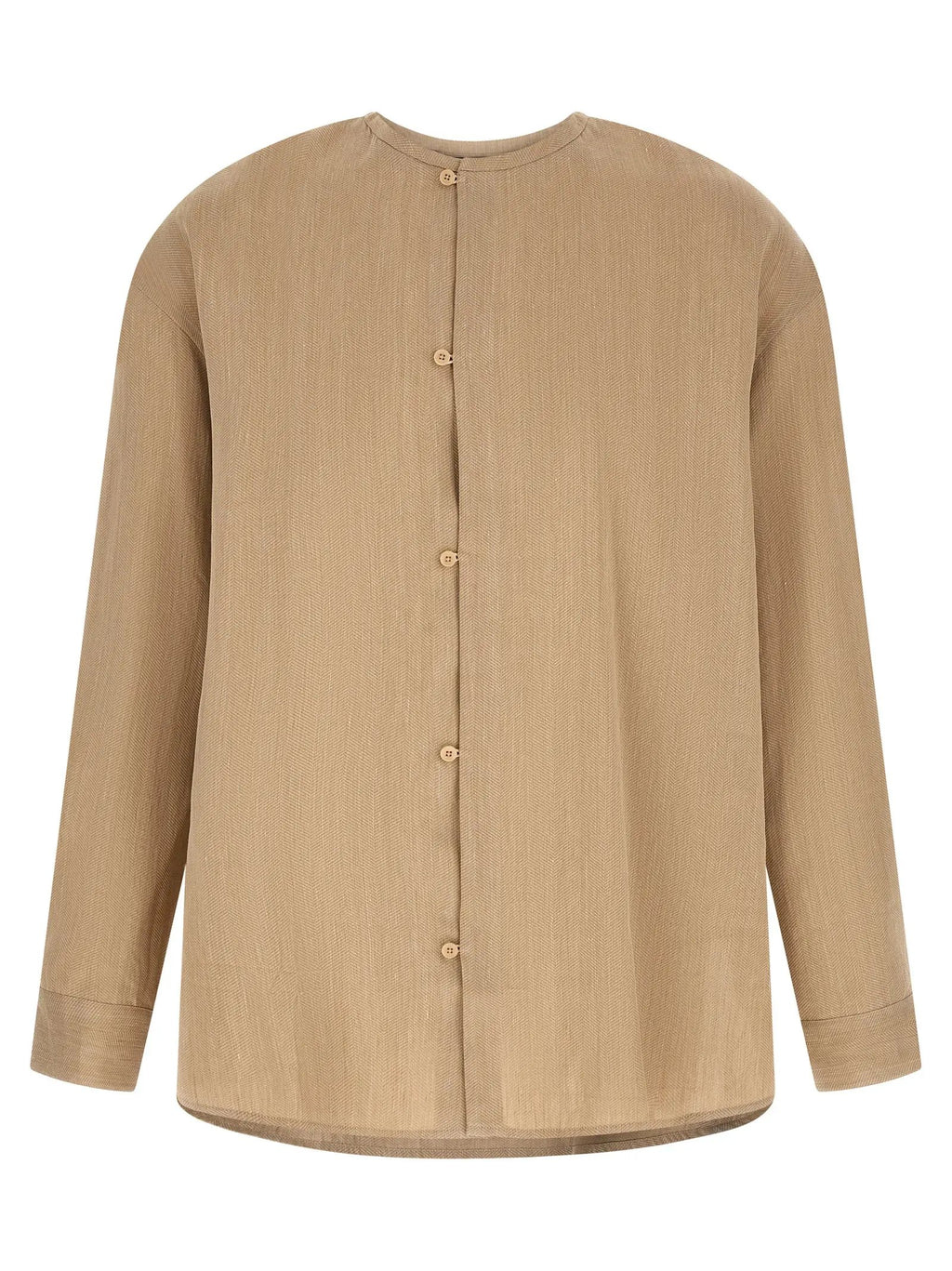 Jacquemus Beige Linen Blouse