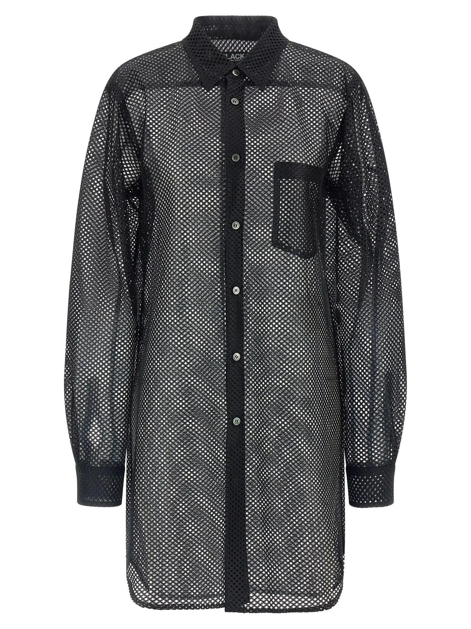 Comme Des Garçons Black Polyester Blouse