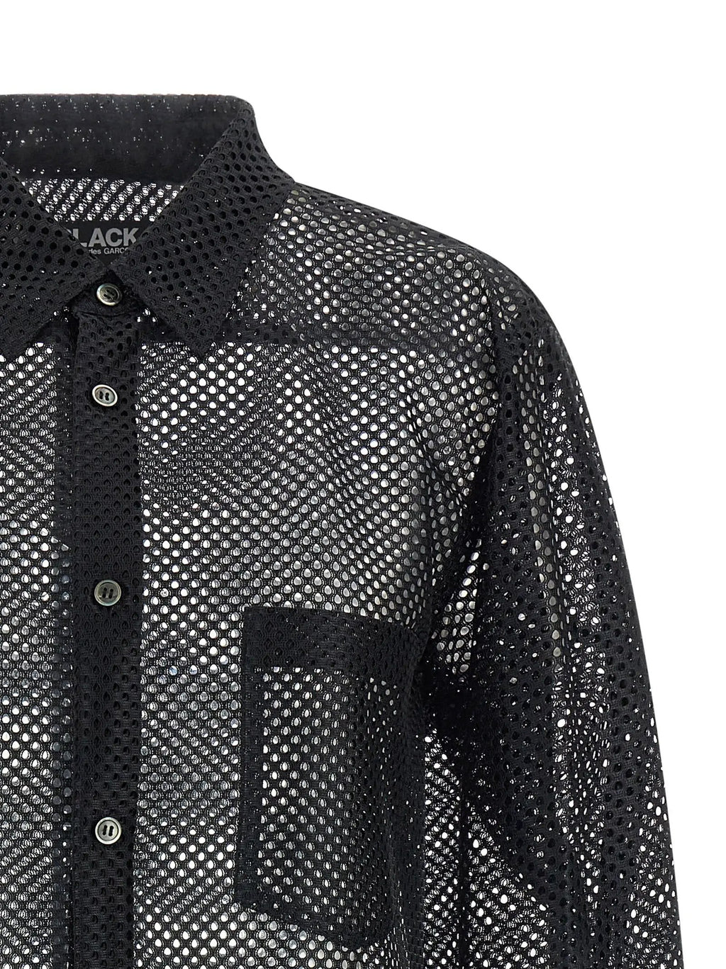 Comme Des Garçons Black Polyester Blouse