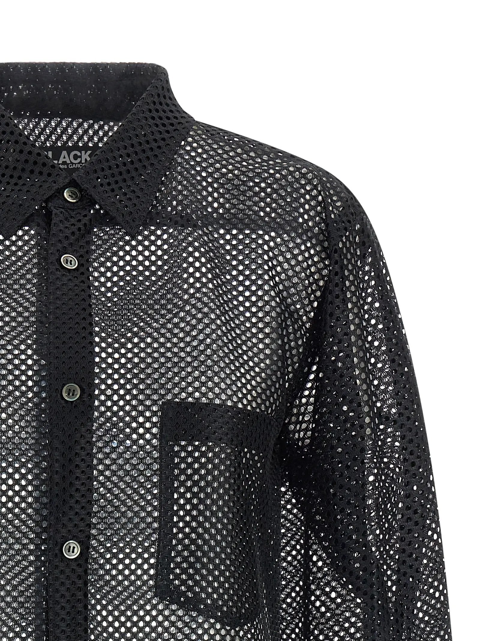 Comme Des Garçons Black Polyester Blouse