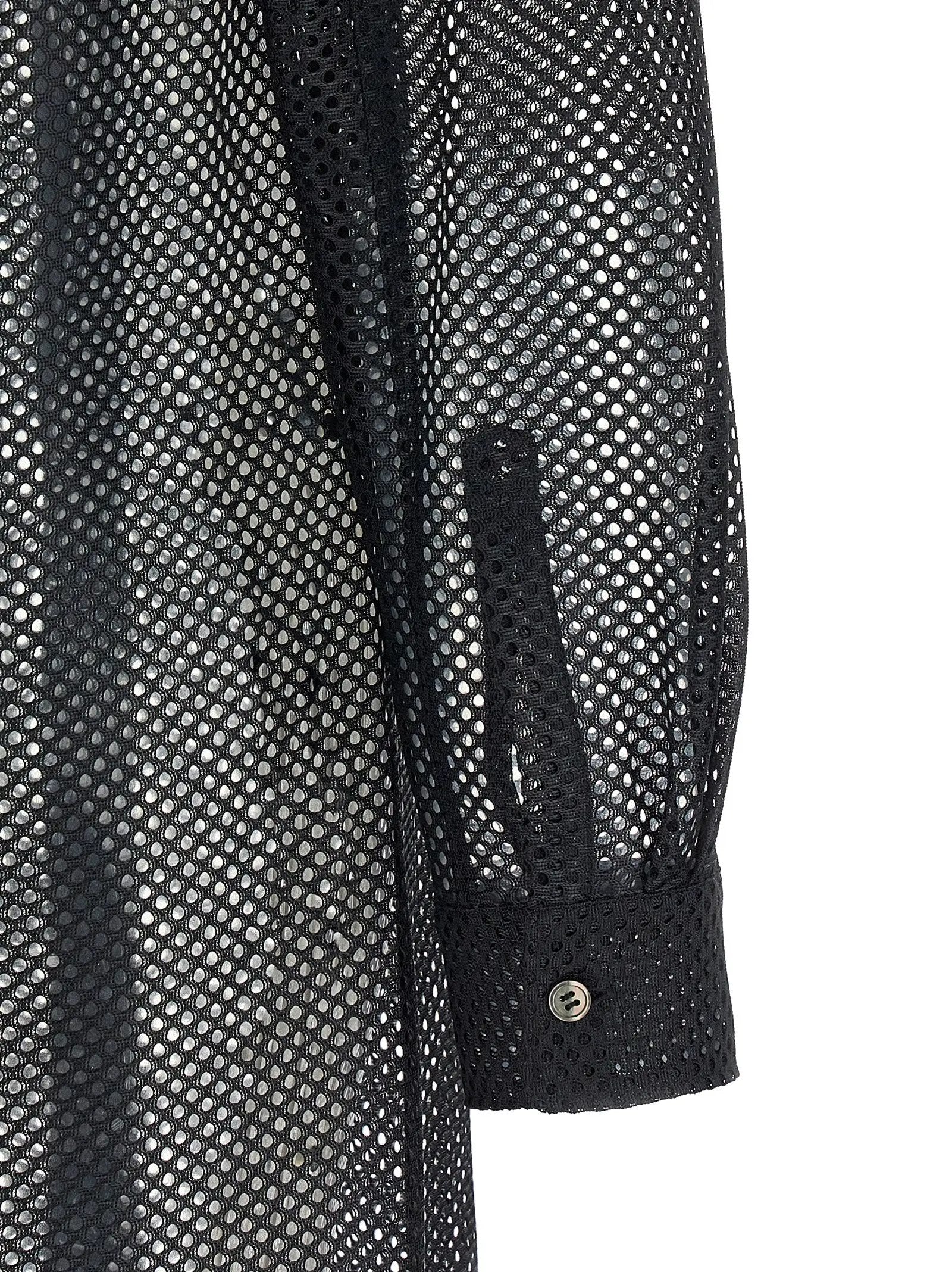 Comme Des Garçons Black Polyester Blouse