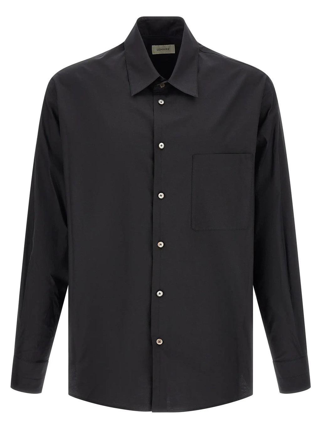 Lemaire Black Cotton Blouse