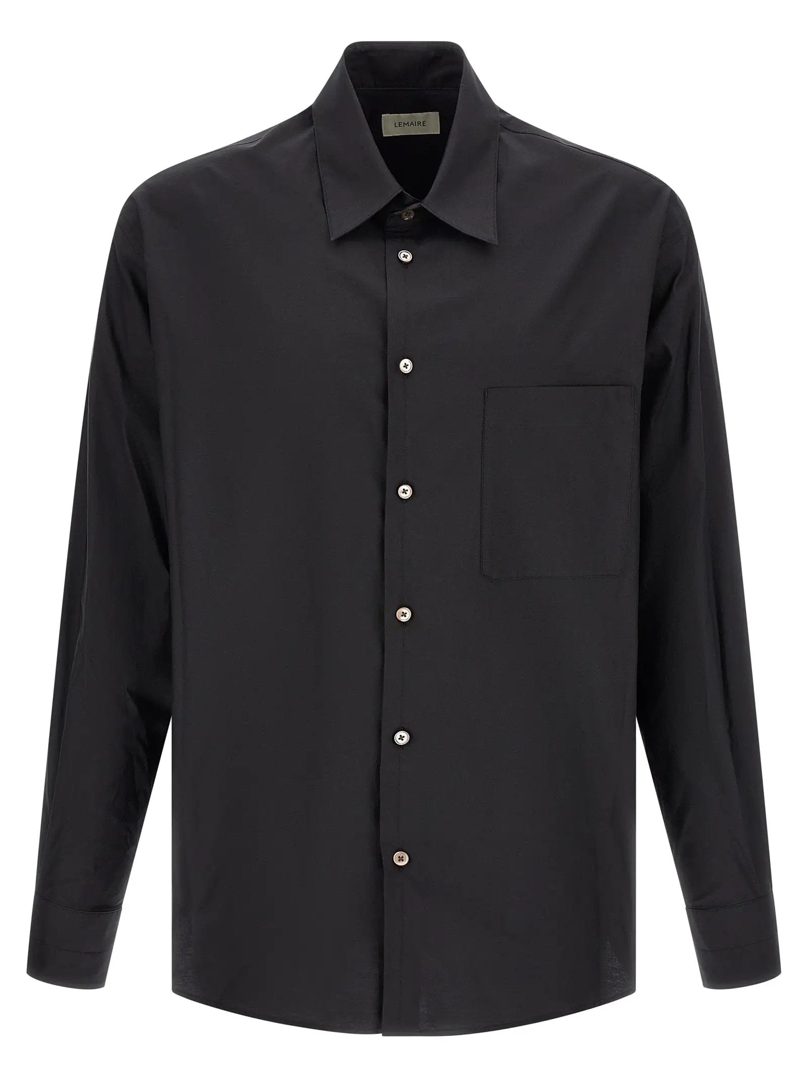 Lemaire Black Cotton Blouse