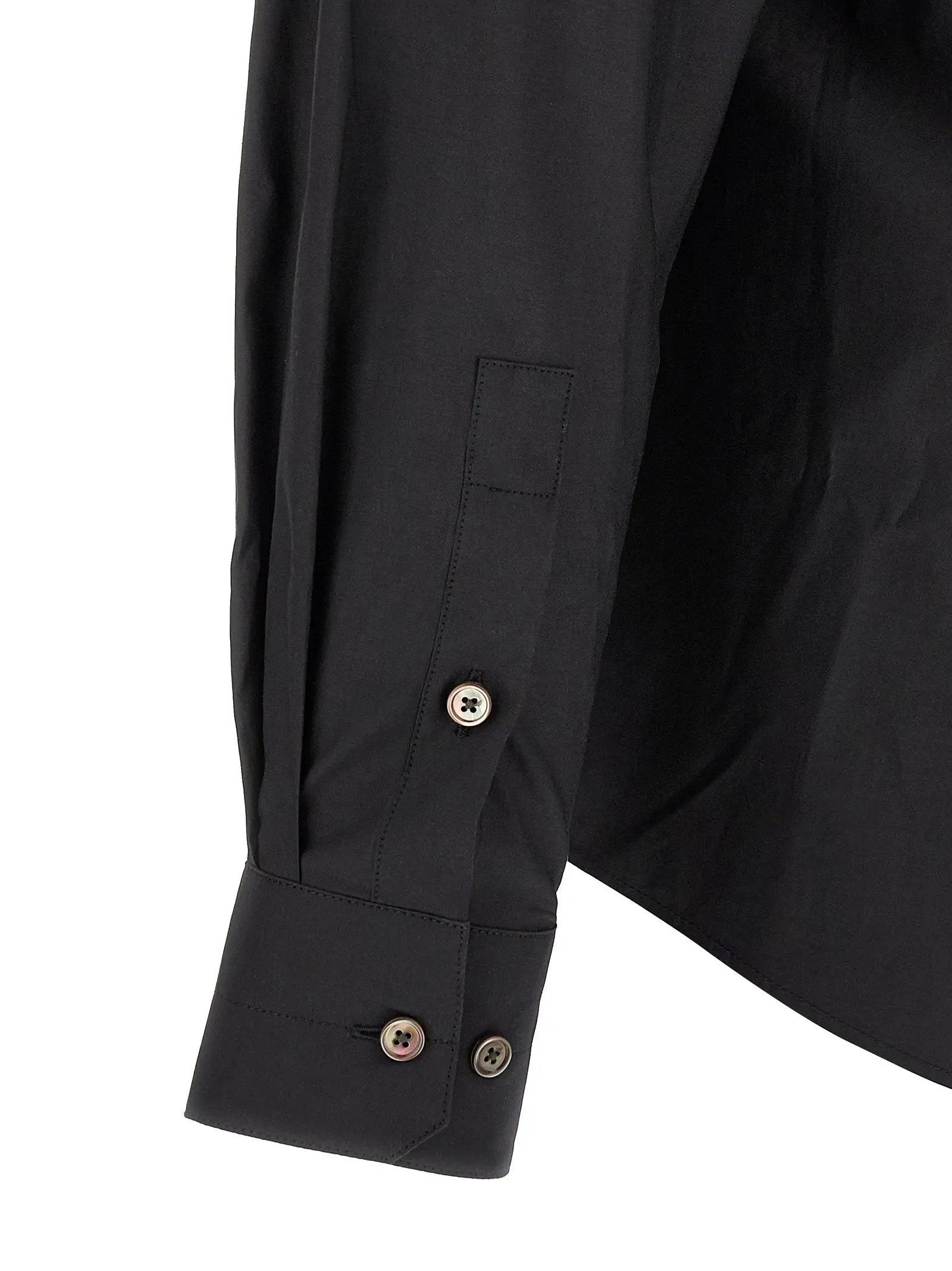 Lemaire Black Cotton Blouse