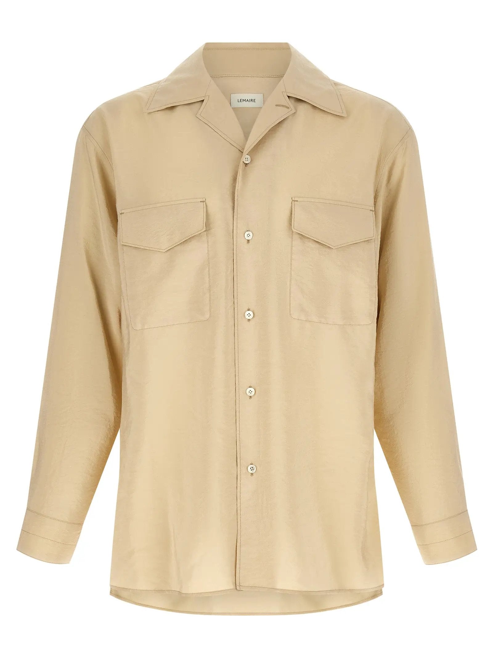 Lemaire Beige Silk Blouse