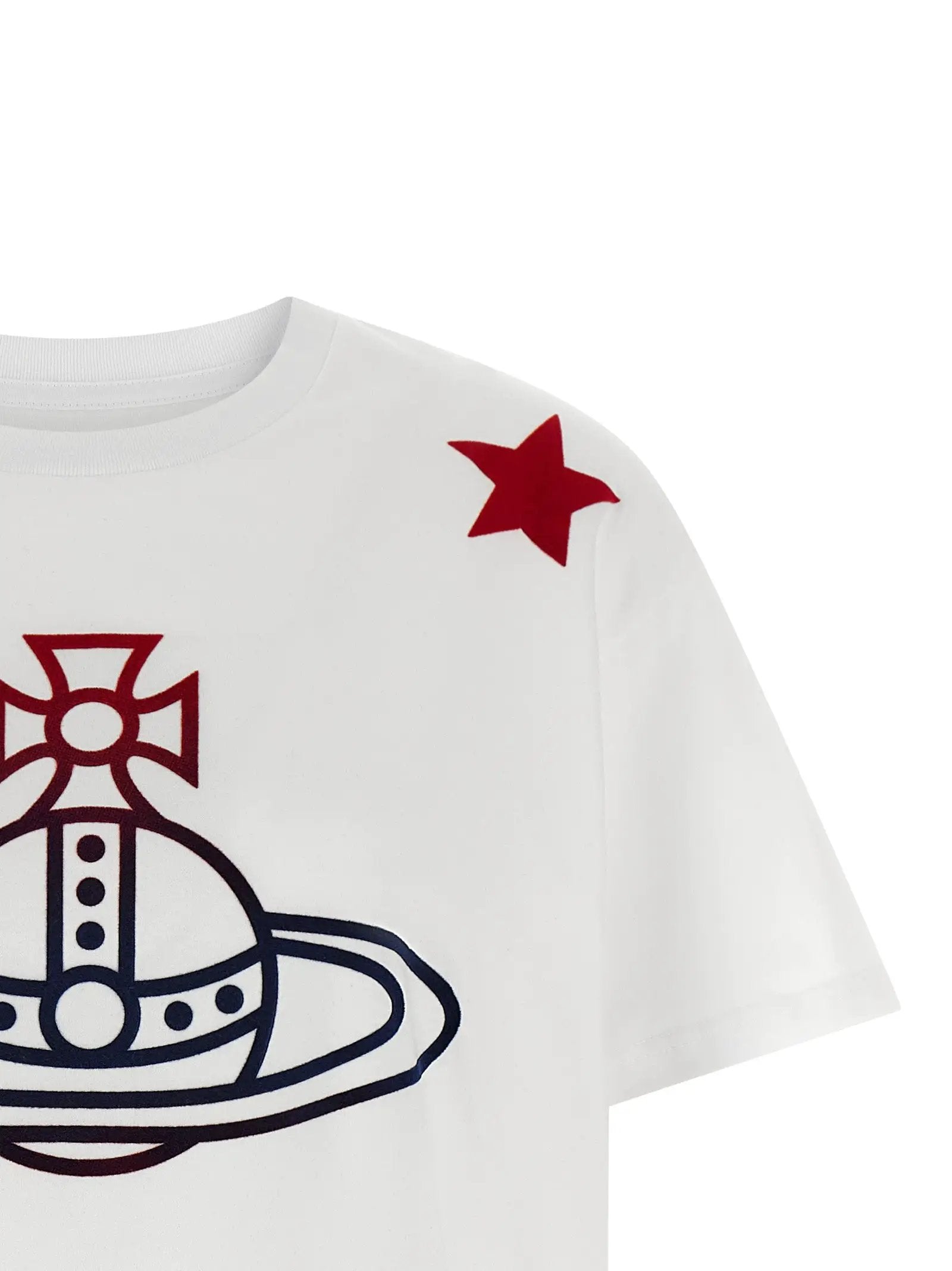 T-shirt blanc en coton Vivienne Westwood