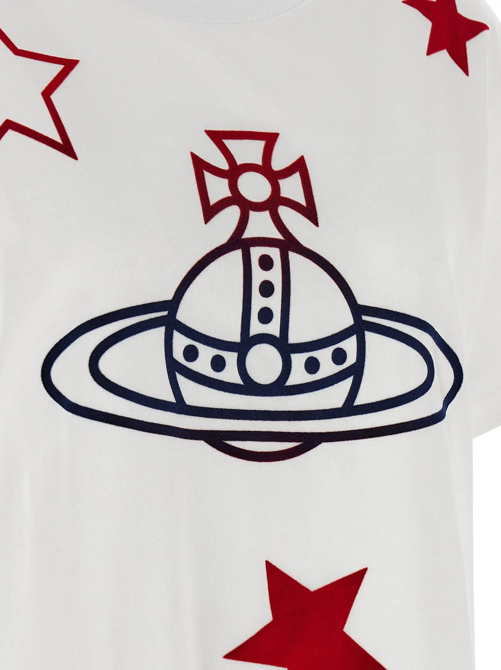 T-shirt blanc en coton Vivienne Westwood