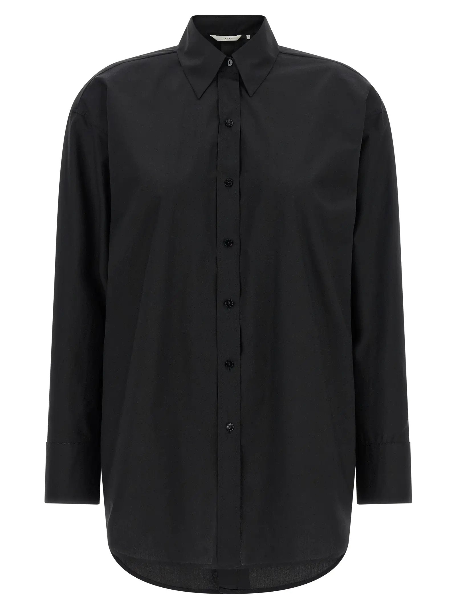 XACUS XACUS Black Cotton Blouse