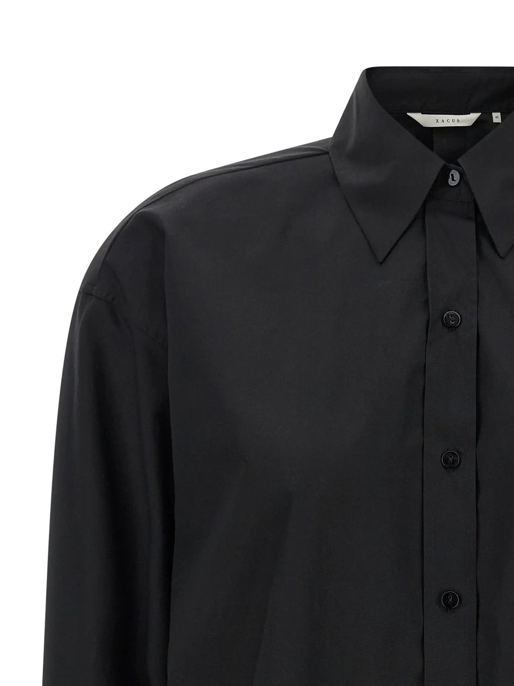 XACUS XACUS Black Cotton Blouse