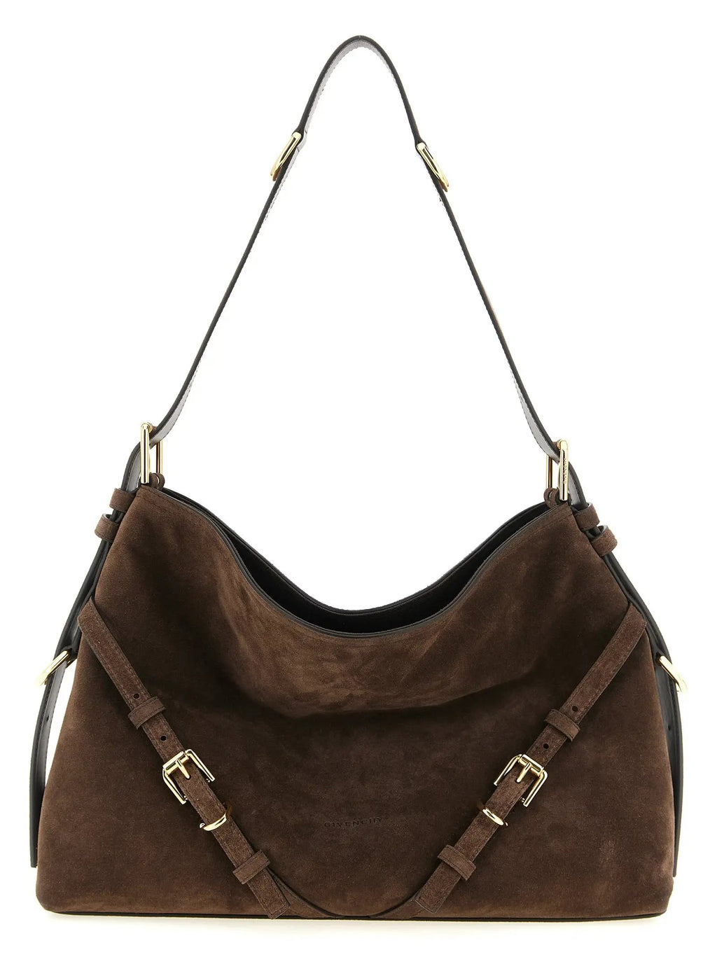 Givenchy Brown Calfskin Shoulder Bag