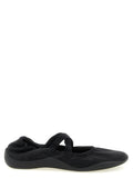 Balenciaga Black Polyester Ballet Flats