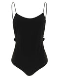 Jacquemus Black Polyamide One-Piece Swimsuit