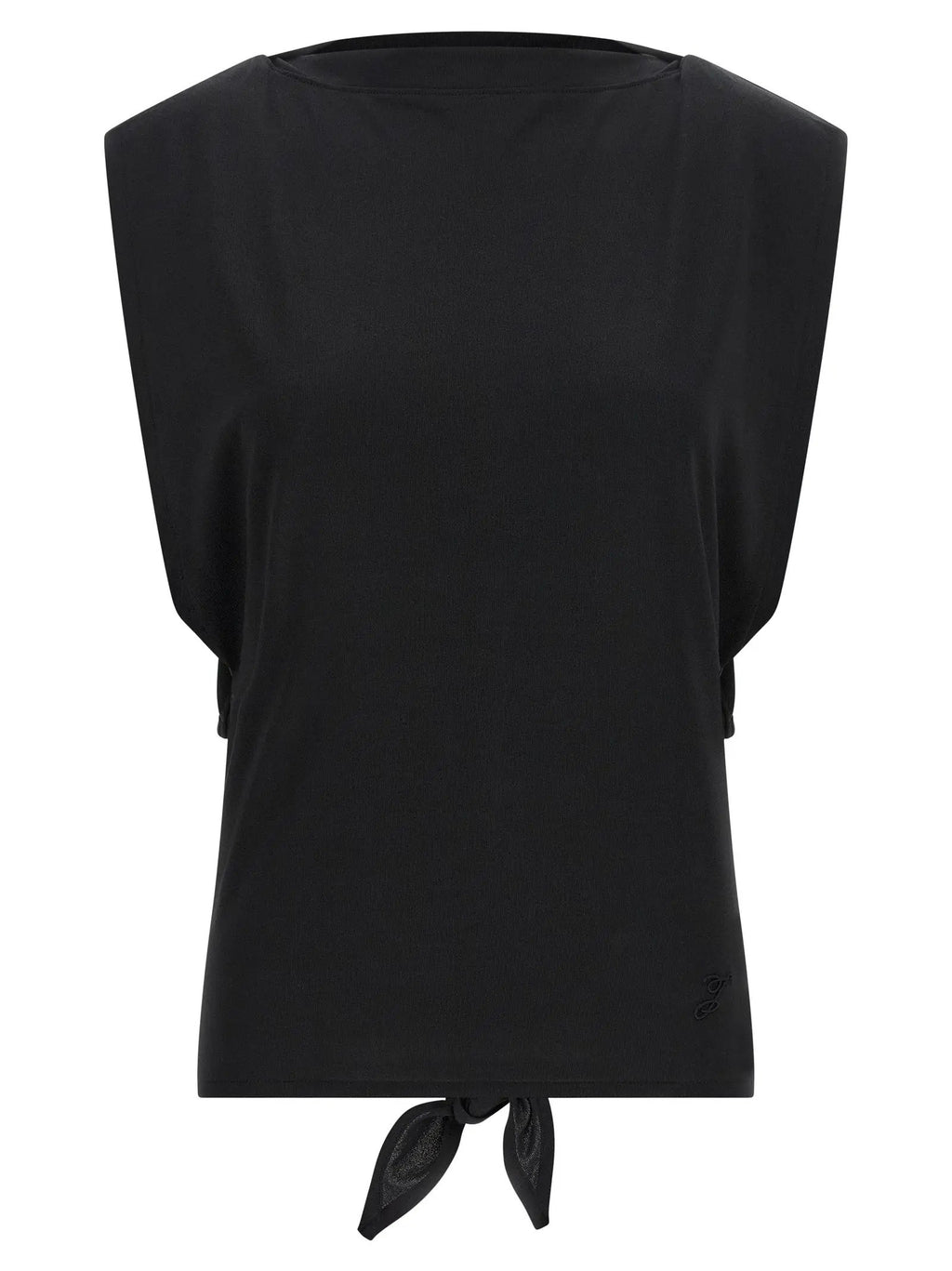 Jacquemus Black Paper Sleeveles T-Shirt