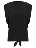 Jacquemus Black Paper Sleeveles T-Shirt