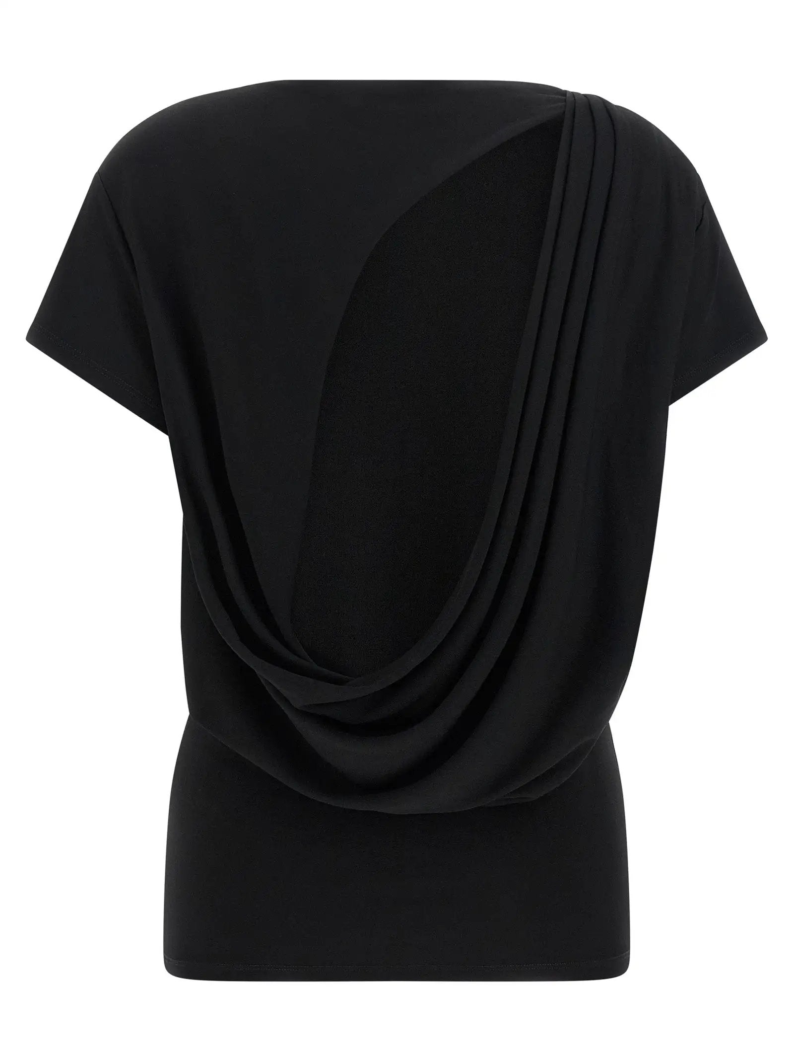 Jacquemus Black Viscose T-Shirt
