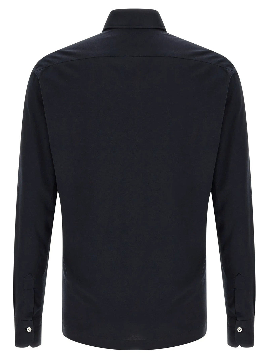 Kiton Blue Cotton Polo Shirt