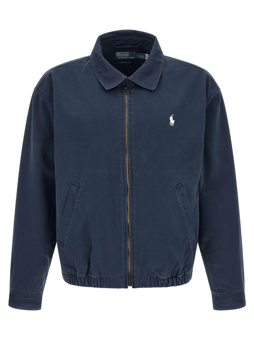 Polo Ralph Lauren Blue Cotton Full-Length Jacket
