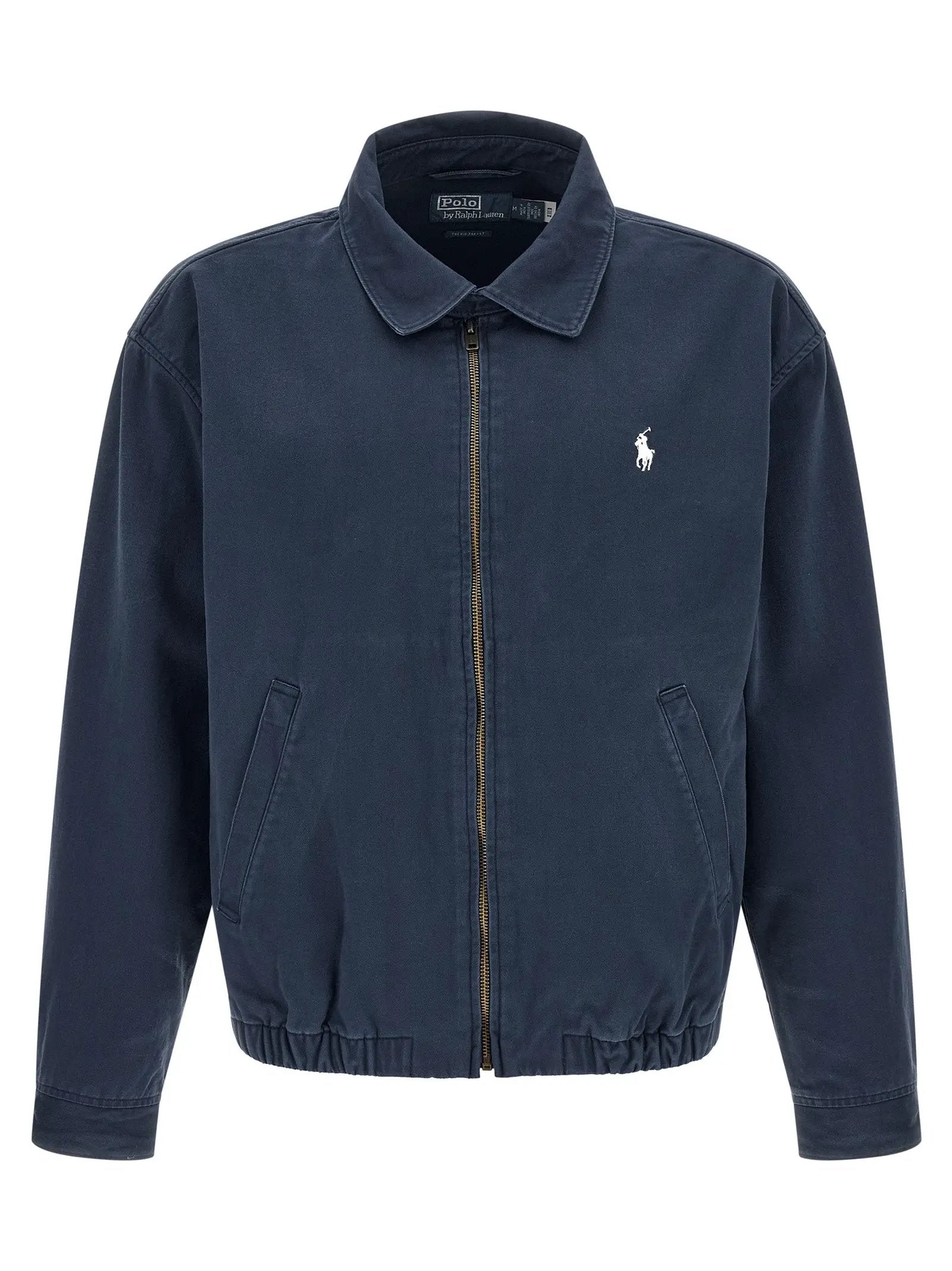Polo Ralph Lauren Blue Cotton Full-Length Jacket