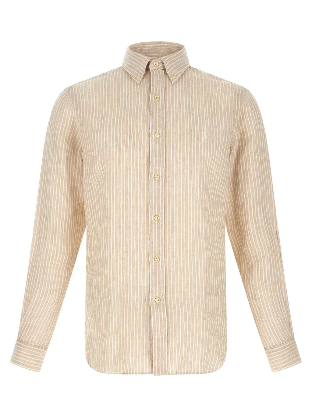 Polo Ralph Lauren Beige Linen Blouse
