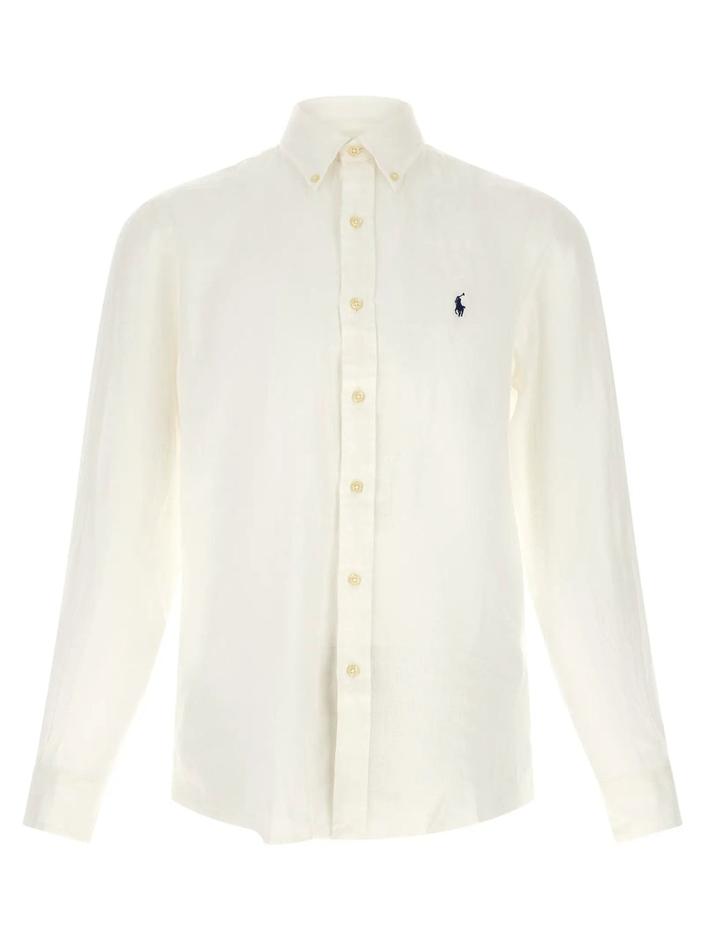 Polo Ralph Lauren White Linen Blouse