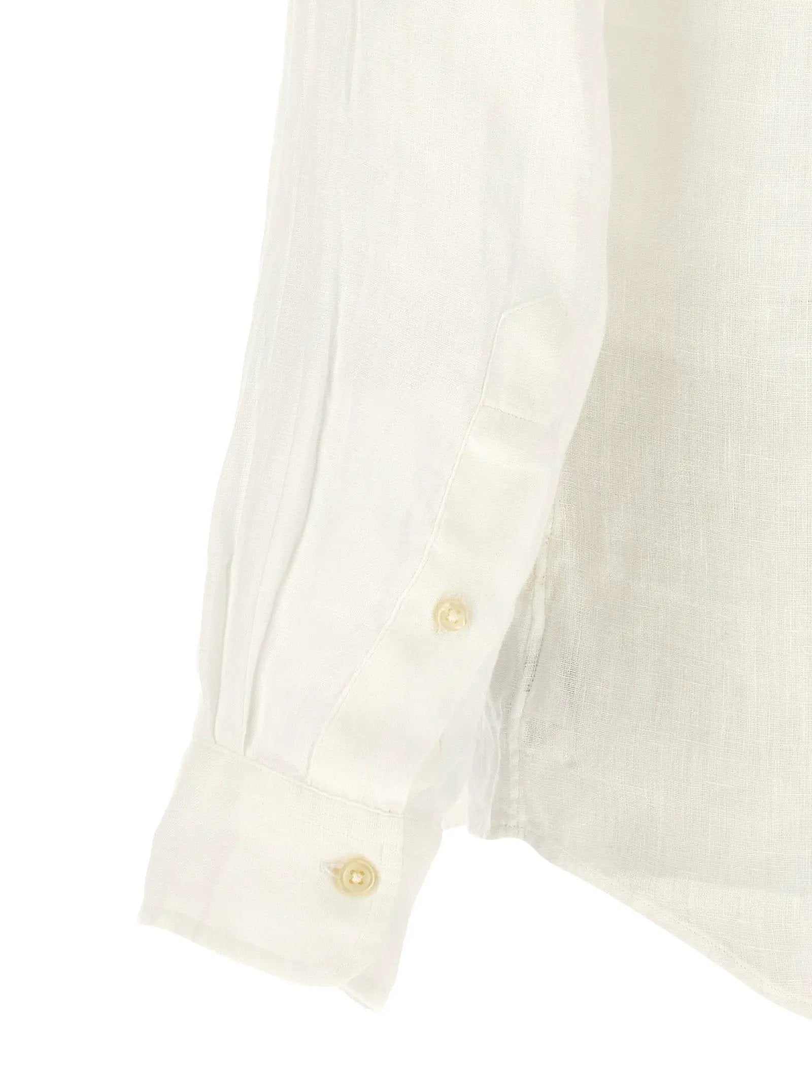Polo Ralph Lauren White Linen Blouse