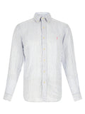 Polo Ralph Lauren Blue Linen Blouse