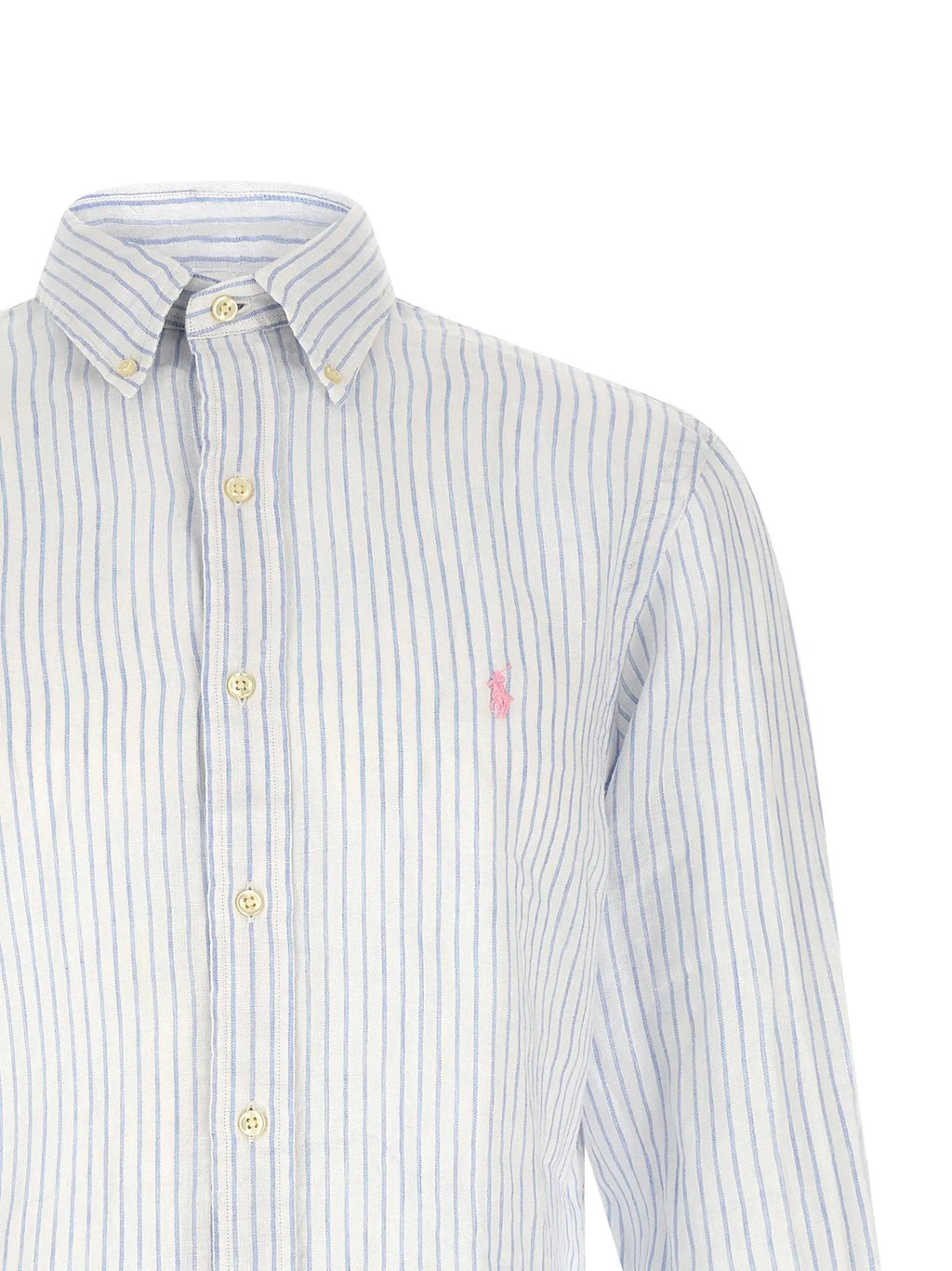 Polo Ralph Lauren Blue Linen Blouse