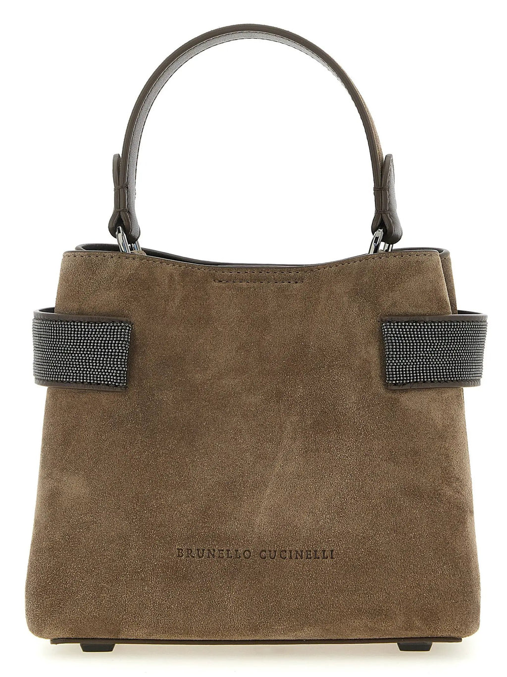 Brunello Cucinelli Brown Calfskin Handbag