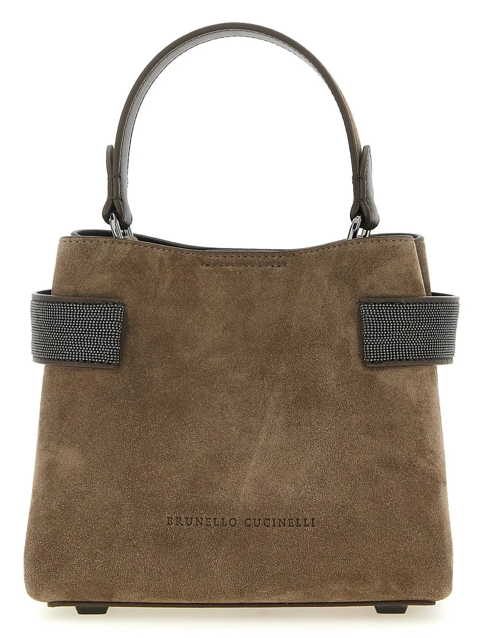 Brunello Cucinelli Brown Calfskin Handbag