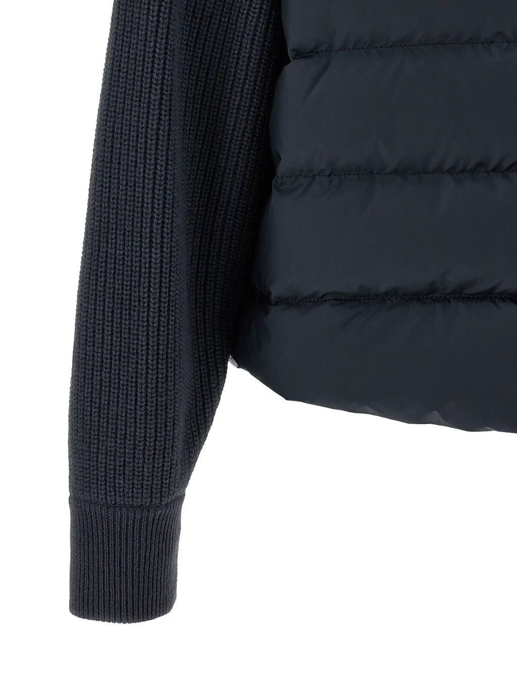 Brunello Cucinelli Blue Polyester Full-Length Jacket