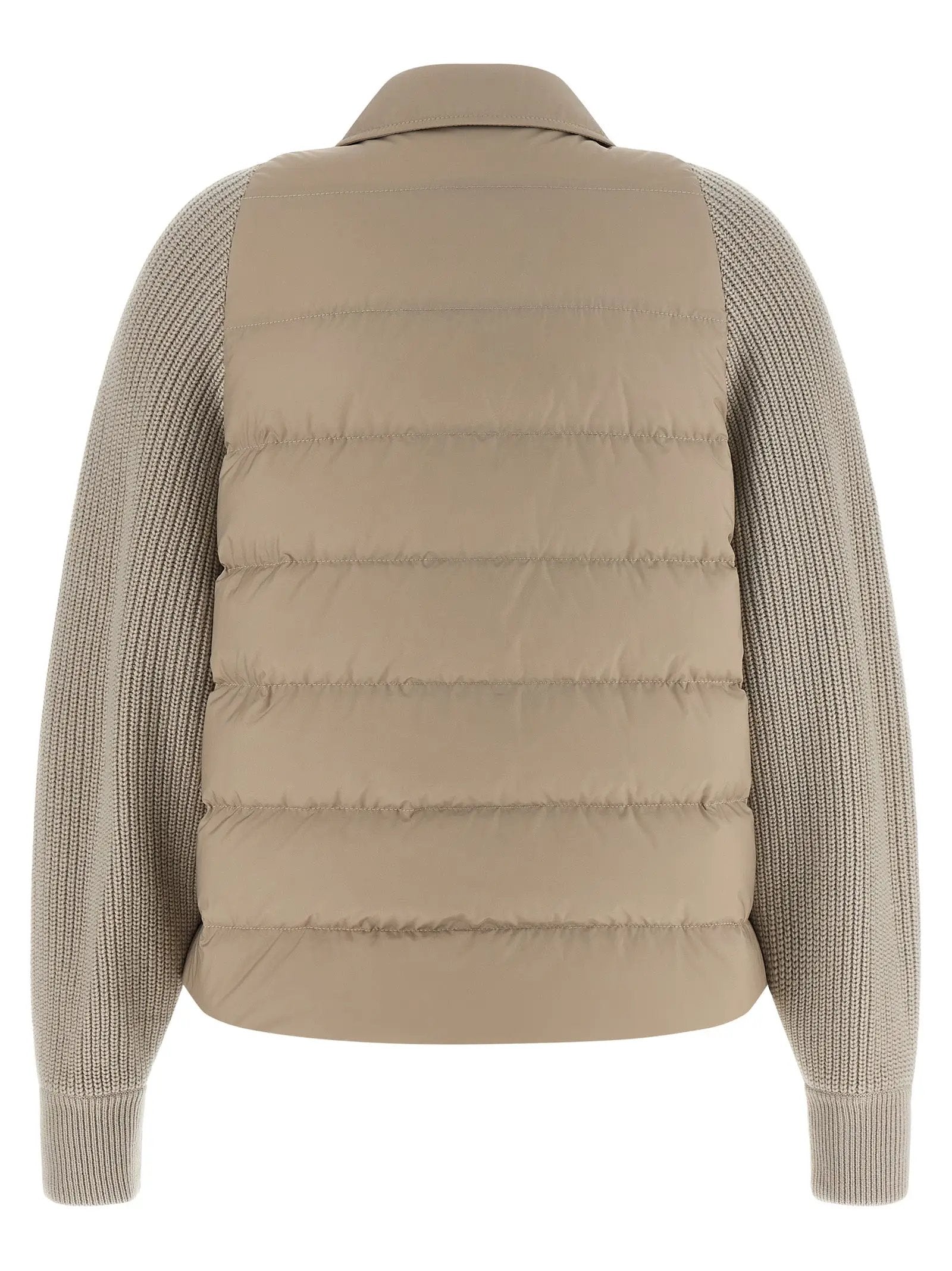 Brunello Cucinelli Beige Polyester Shell Jacket