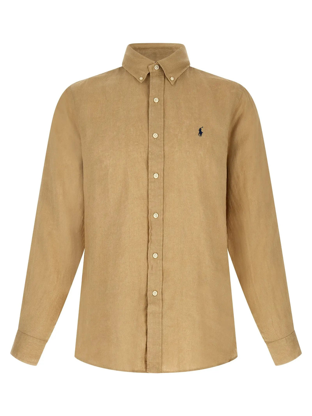 Polo Ralph Lauren Beige Linen Blouse