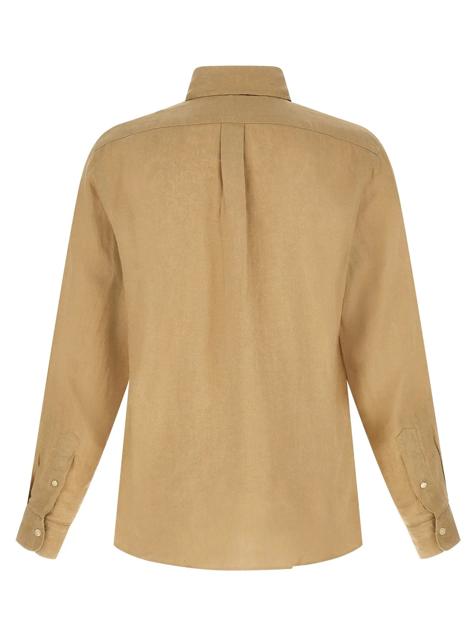 Polo Ralph Lauren Beige Linen Blouse