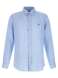 Polo Ralph Lauren Blue Linen Blouse