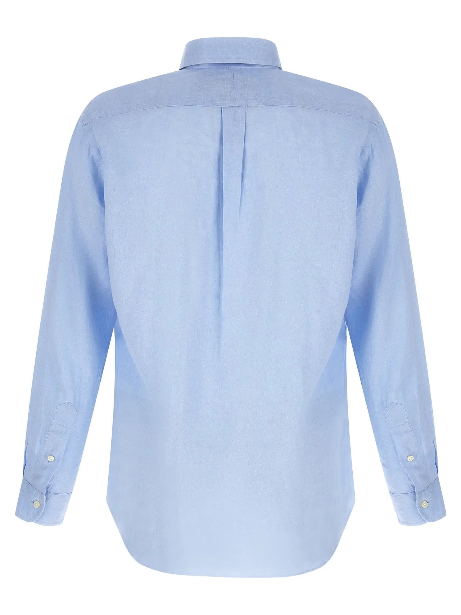 Polo Ralph Lauren Blue Linen Blouse