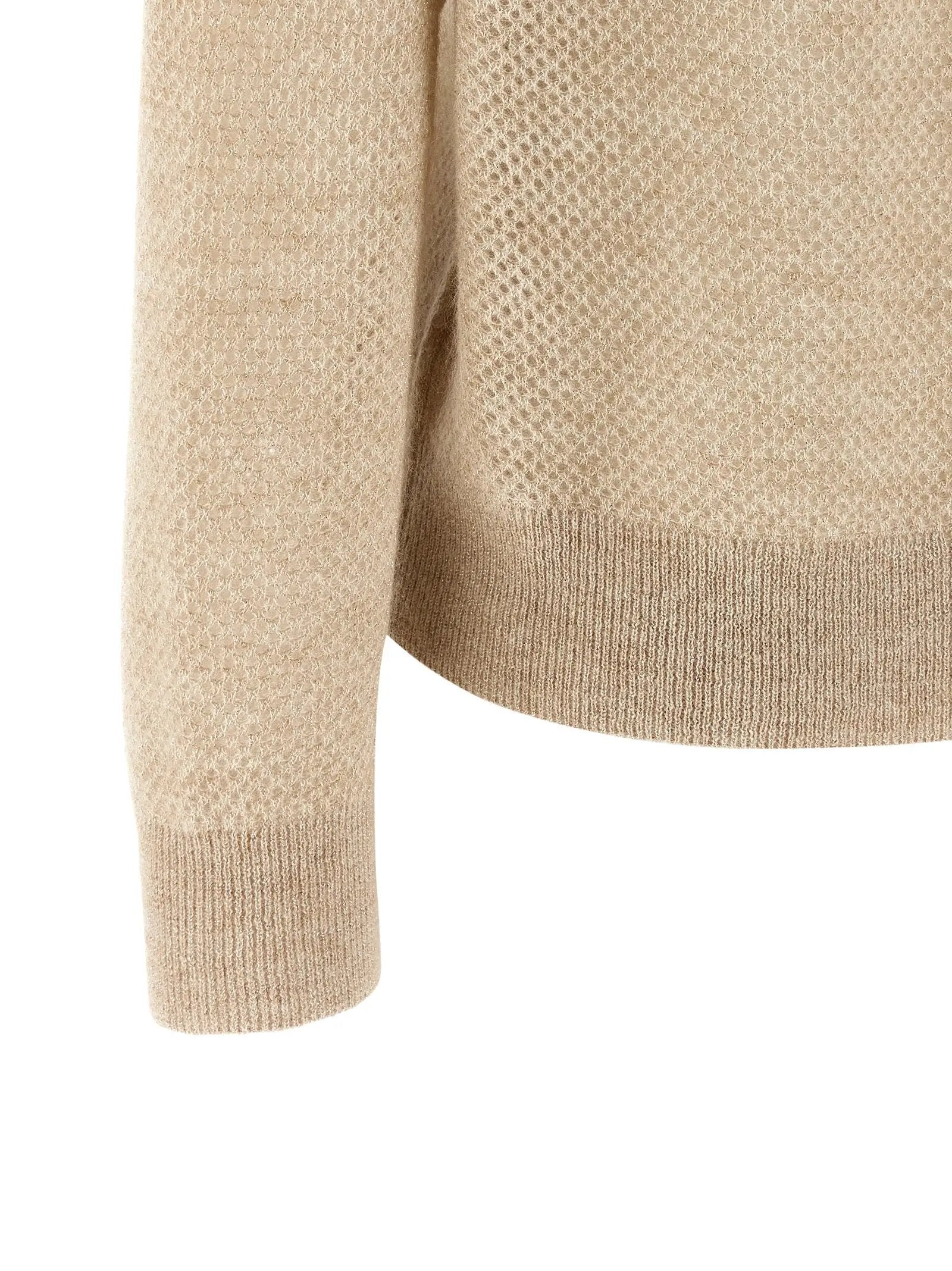 Brunello Cucinelli Gold Wool Polo Shirt