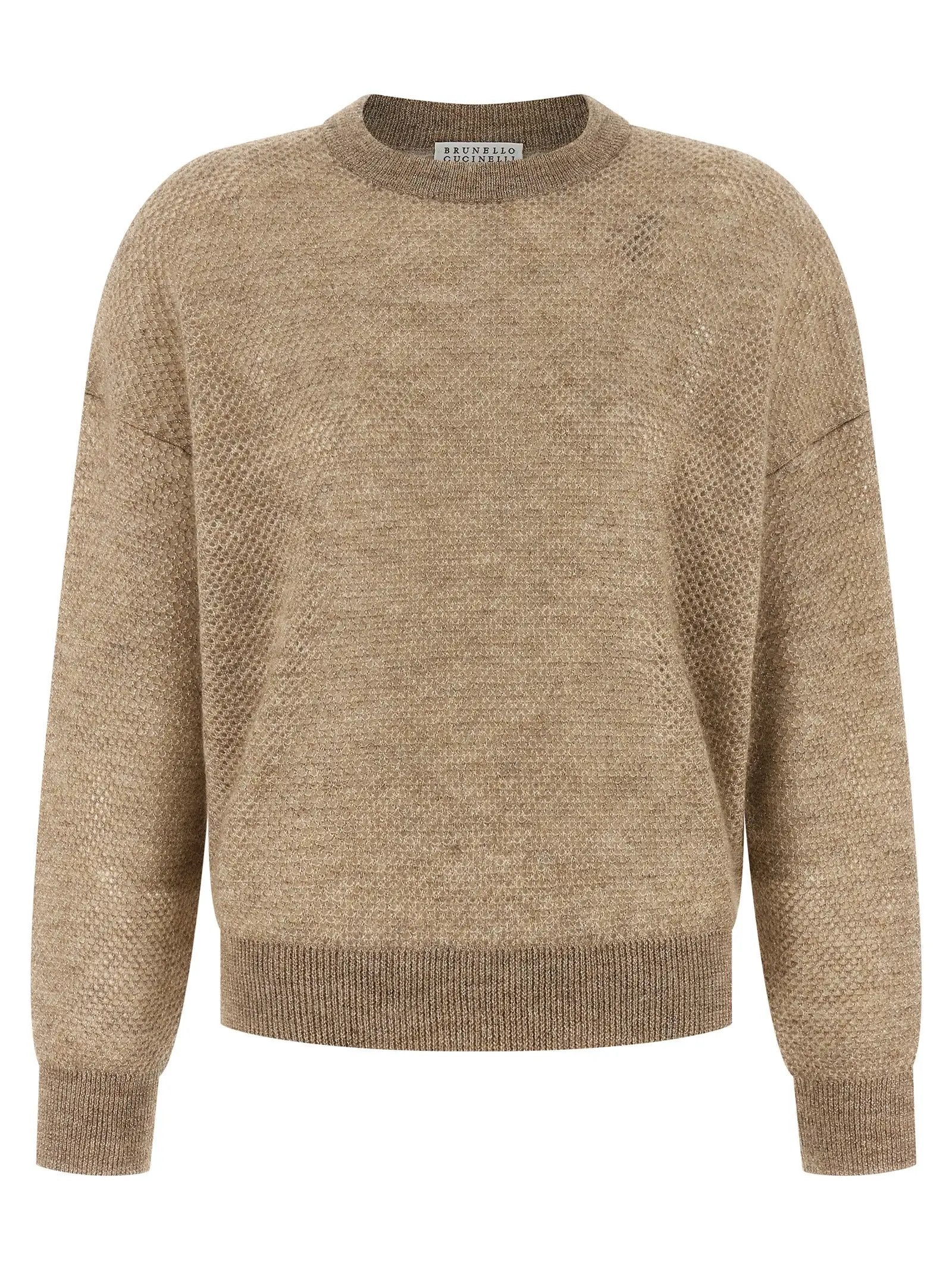 Brunello Cucinelli Beige Wool Cardigan