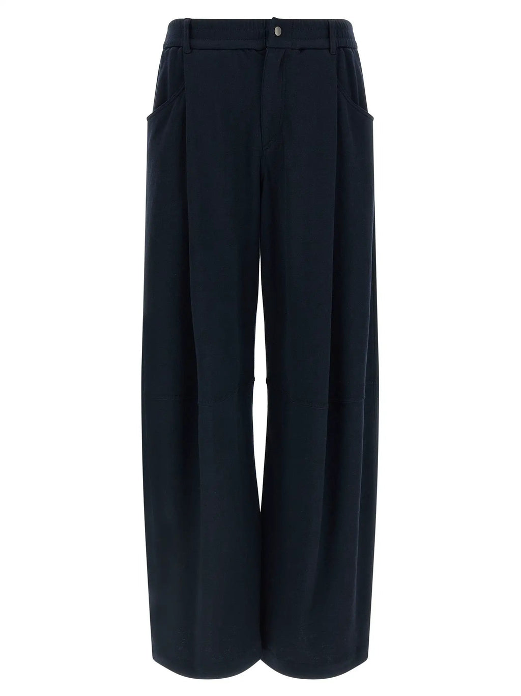 Brunello Cucinelli Blue Cotton Casual Pants