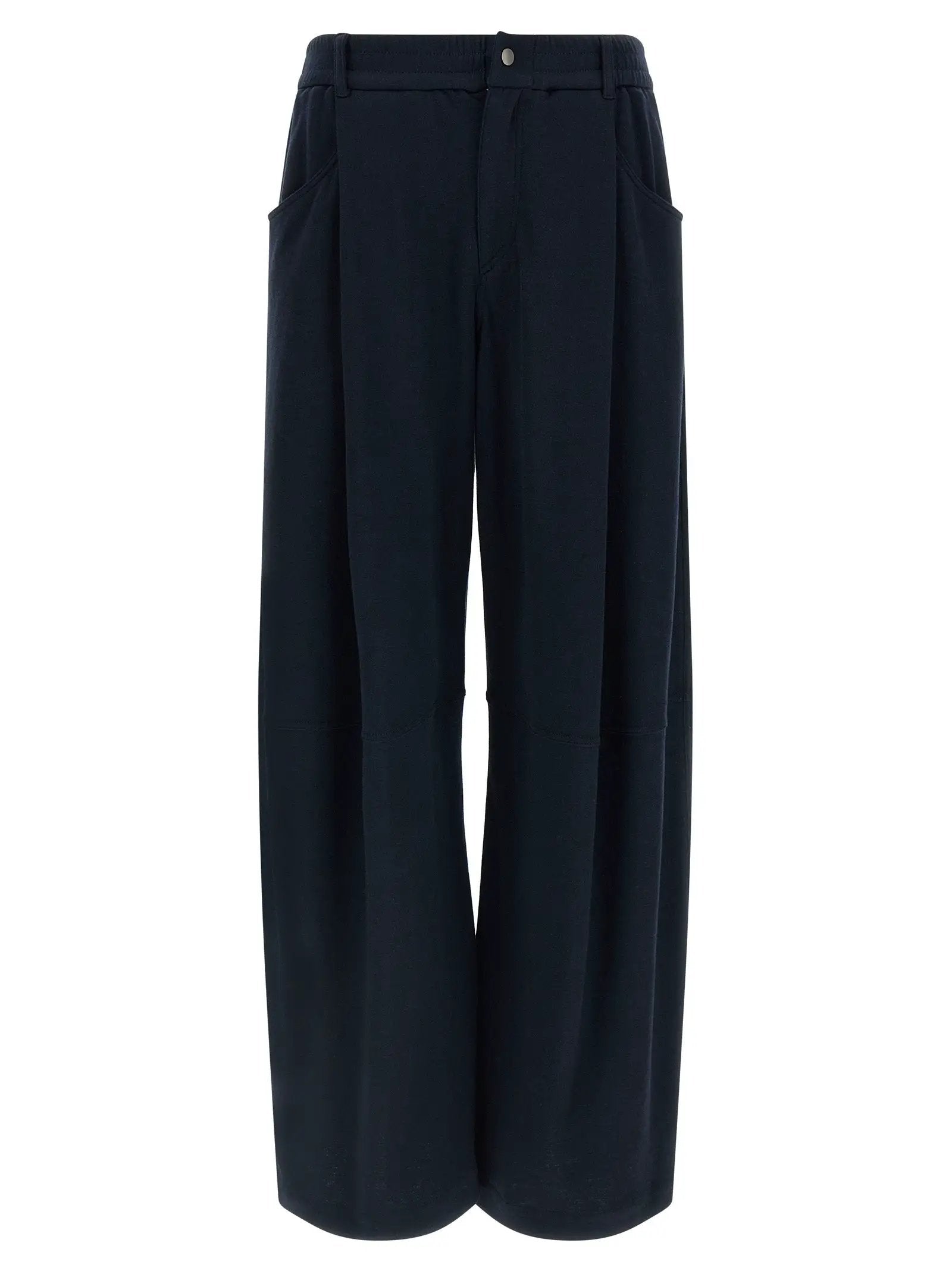 Brunello Cucinelli Blue Cotton Casual Pants